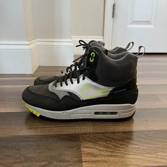 Nike Shoes Nike Air Max Mid Black Volt Sneakerboot Poshmark